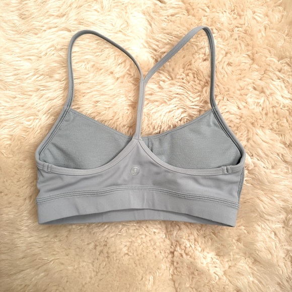 Lululemon Flow Y Nulu Bra. Worn twice. Note color in pictures. Seems more blue. - Picture 3 of 3